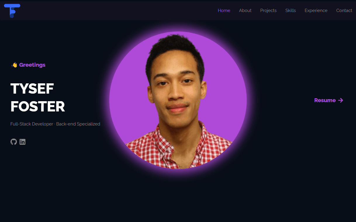 Portfolio project preview