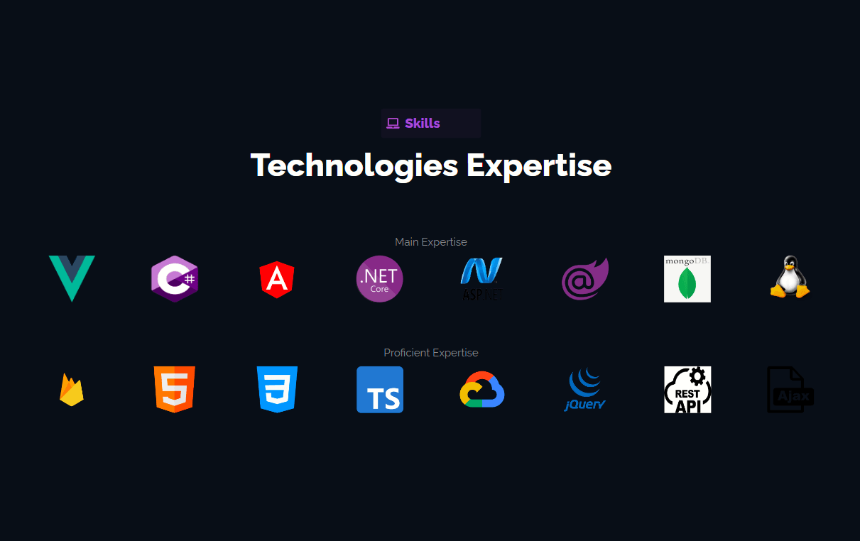 Portfolio project screen 5